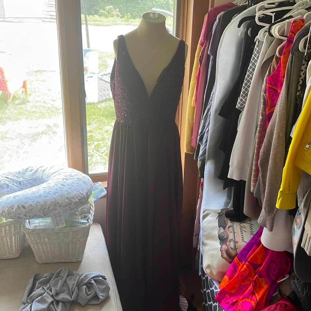 Altered Full Length Cabernet Sequence Dress Brand: Morilee (Madeline Gardner)